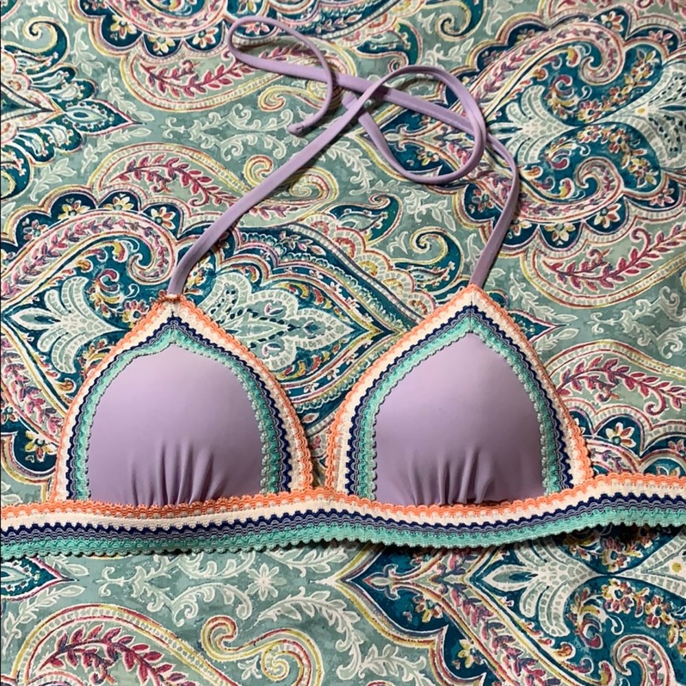 Triangle push up bikini top